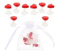 SHOWERORO 16pcs Silicone Toe Separators for Nail Art Use, Assorted Colors, Soft and Flexible Material to Divide Toes and Keep Them in The Right Direction, for Manicure and Pedicure
