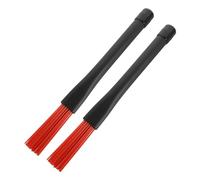 SHOWERORO 1pair Percussion Drum Brushes Brush Jazz Drums Compact and Retractable Design for Beginners and Youth Bands