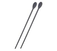 SHOWERORO 1pair Silicone Integrated Dual-use Chopstick Spoon Multipurpose Mixing Utensils for Drinks Cooking of Sturdy Heat-Resistant Kitchen Tools for Everyday Use