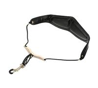 SHOWERORO 1Pc Adjustable Leather Saxophone Strap Comfortable and Durable Sax Belt for Saxophonists Creative Design for Enhanced Style Replacement for Old Straps