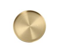 SHOWERORO 1Pc Brass Coaster for Tea Cups Heat-resistant Teacup Mat Stylish Home Cup Cushion for Serving Tea Elegant Table Decor