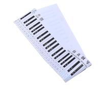 SHOWERORO 1pc Key Piano Keyboard Practice Guide Chart Music Theory Aid for Beginners Simulation Simplified Notation and Finger Numbers