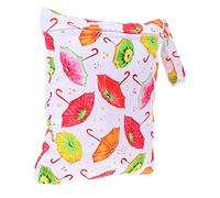 SHOWERORO 1pc Portable Diaper Storage Pouch Wet Dry Bag for Nursery Organizer for Diapers Toys Items Space-Saving Design for Parents The Go