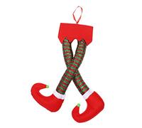 SHOWERORO 1pc Santa Claus Legs Hanging Decoration Adorable Xmas Ornament for Tree Doorway and Random Style for Creating Festive Atmosphere