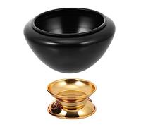 SHOWERORO 1pc Singing Bowl Meditation Bowl for Mindfulness Relaxation Elegant Tibetan Design for Therapy Home for Yoga Sound Therapy