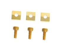 SHOWERORO 1set Electric Guitar String Holders of String Plates Screws Practical and Guitar Accessories for Easy Installation and Elegant Appearance