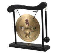SHOWERORO 1set Feng Shui Brass Gong Bell Ornament for Decor Traditional Chinese Desktop Statue for Positive and Cultural Significance