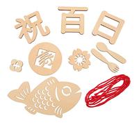 SHOWERORO 1set Hundred Day Milestone Wood Sign Newborn Photo Prop Durable Wood Milestone Cards for Capturing Growth Memories for Parents