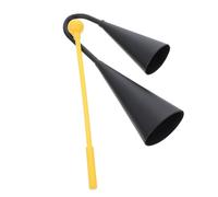 SHOWERORO 1set Percussion Cowbell Wooden Mallet Educational Music Instrument for Home School and Musical Play