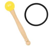 SHOWERORO 1set Singing Bowl Mallet Rubber Comfortable Wooden Handle for Sound Bowls Portable and Lightweight for Boys and Girls and Adults Musical