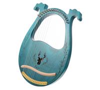 SHOWERORO 1set String Harp for Boys and Girls Adults Ancient Style Lyre Instrument Strings Smooth Finish Music Produces Bright Melodies