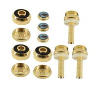 SHOWERORO 1set Trumpet Finger Buttons and Snaps Piston Button Covers for Trumpet Valve Replacement Elegant Trim Design Easy to Install Accessory