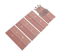 SHOWERORO 1set Unisex Boy Girl Growth Chart Wall Ruler Height Chart Decor for Nursery Bedroom Adorable for Tracking Boy Girl Growth Memories