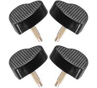 SHOWERORO 2 Pairs High Heel Replacement Tips Pin with Heart Shape Heel Repair Caps for Women Shoes Wear-Resistant Non-Slip for Quiet Practical Shoe Repair