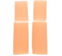 SHOWERORO 2 Pairs Silicone Finger Sleeves Gel Caps for Relief and Cracked Skin Protection Breathable Thumb Covers for Writing Typing Crafting Soft Finger Guards for Injury Prevention Skin