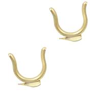 SHOWERORO 2 Pcs Trumpet Part Back Smooth Round Edges Unique Appearance Easy to Install