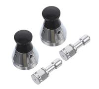 SHOWERORO 2 Sets Pressure Cooker Valve Parts Safety Relief Valves with Exhaust Rods Fit Pressure Control Regulator for Secure Cooking Performance and Accurate Steam Release