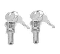 SHOWERORO 2 Sets Vending Machine Lock Barrel and Keys Set for Candy Dispenser Snack Soda Coin Machines Replacement Parts and Lock Cylinders