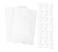 SHOWERORO 2000Pcs Hair Perm End Papers Small Disposable Hair Wrap Strips 10X6.5Cm High Temperature Resistant White for Salon Perming and Curly Styling