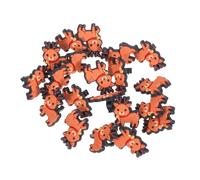 SHOWERORO 20PCS Christmas Reindeer Pencil Charms Clip Festive Pen Topper Clips for Classroom Rewards Student Motivation Xmas Party Favors and School Prize Supplies