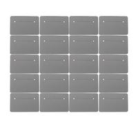 SHOWERORO 20pcs Heat-insulating Pad for Perm Insulation Salon Curling Tools Grey Perm End Hair Wraps
