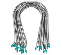 SHOWERORO 20Pcs Heated Hair Roller Clips Replacement Stainless Steel U-Shaped Curler Pins Non-Slip Hot Roller Securing Clips for Curling Hair Suitable