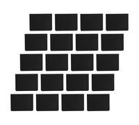 SHOWERORO 21Pcs A-Frame Erasable Chalkboard Signs Small Writable Blackboard with Stand Vintage Tabletop Message Boards for Restaurant Kitchen Food Party Buffet Display