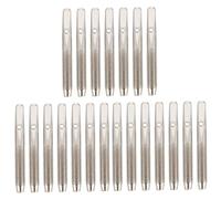 SHOWERORO 21pcs Zither Tuning for Lyre and Harp Metal Fixing Fine Thread for Intonation Serrated Grip Design for Stringed Instruments