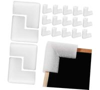SHOWERORO 24 Pcs Epe Foam Protective Corner Guards for Shipping and Moving Shock Absorbing Edge Protectors for Tv Picture Frames Mirrors and Furniture Collision Packaging Corners for Fragile