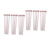 SHOWERORO 24pcs Beginner Choice Wooden Drumstick Mallets for Xylophone Glockenspiel Boys and Girls Adults School and Home