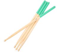 SHOWERORO 2pairs Wooden Drumsticks Comfortable Grip Lightweight Mallets for Practice and Performance for Beginners Suitable for Various Percussion Instruments