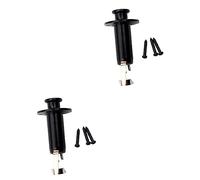 SHOWERORO 2pcs Acoustic Guitar Jack Socket Stereo Mono Endpin Jack Replacement for Folk Guitars