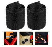 SHOWERORO 2Pcs Adhesive Fire Extinguisher Fixing Straps for Vehicle Auto Fire Extinguisher Mounts with Hook and Loop Tape for Trunk Safety