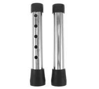SHOWERORO 2pcs Adjustable Leg Supports for Folding Walker Metal Support Legs Replacement Parts for Seniors Mobility Aid Compatible Walker Wheels and Feet