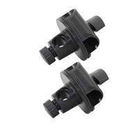 SHOWERORO 2pcs Adjustable Microphone Arm Clamp with 15mm to 19mm Buckle, Live Broadcast Tripod Accessory Compatible with Mic Stand and Phone Bracket Adapter for Podcast and Recording Equipment