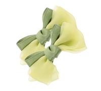 SHOWERORO 2pcs Adorable Hair Bows for Girls Green Bow Clips Secure Alligator Clip Design for Toddlers and Newborns Lightweight Hair Accessories for Boy Girl