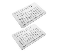 SHOWERORO 2pcs Aluminum Arabic Braille Alphabet Board with Raised Dots, 12.5×19 Cm Braille Learning Aid for Beginners, Portable Educational Tool for Blind and Vision Impaired Users at Home