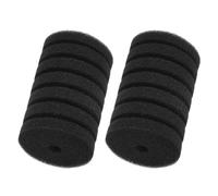 SHOWERORO 2pcs Aquarium Pre-filter Sponges Sponge Filter Replacement for Fish Tank Made of Black to Trap Particles and Provide Water
