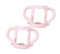 SHOWERORO 2pcs Bottle Handles Non- Grip for Feeding Comfortable and Design Easy to Install Safe for Boy Girl Fit for Standard Bottles