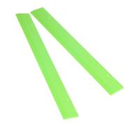 SHOWERORO 2pcs Braille Ruler Blind Person Learning Stationery Raised Markers Pp Material Green Portable Measuring Tool for Home on The Go