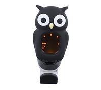 SHOWERORO 2pcs Cartoon Owl Guitar Tuner Professional Ukulele Tuner Clip-on Easy to Read Lcd Screen