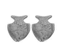 SHOWERORO 2Pcs Cast Iron Cooking Iron Fish for Athletes and Pregnancy Support Multipurpose Kitchen Utensil