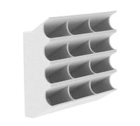 SHOWERORO 2PCS Clipper Blade Holder - 12-Slots Razor Blade Storage Case - Grooming & Shaving Tool Container for Home, Bathroom, Barber Salon - 4.13x3.90x1.57in