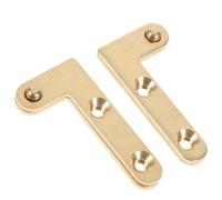 SHOWERORO 2pcs Copper Pivot Door Hinges Heavy Duty 180° Rotating Hidden Swing Door Hardware Down Shaft and Bookcases