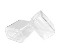 SHOWERORO 2pcs Durable Tpu Power Adapter Protector Case for Charger Transparent Sleeve Cover Lightweight Portable Storage Scratch and Dirt Resistant