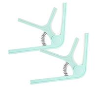 SHOWERORO 2pcs Guitar Capos Spring Tension Capos for Ukulele Guitar Acoustic Electric Hard Plastic Material