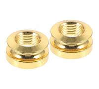 SHOWERORO 2pcs Guitar Endpin Jack Screw Cap Replacement Tail Pin for Acoustic Guitar Easy Installation Smooth Rounded Finish