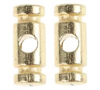 SHOWERORO 2pcs Guitar Roller String Retainers Low Guitar Stabilizing Fixer for Electric Strings Beginner Locking Retainer Screws