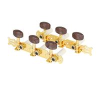 SHOWERORO 2pcs Guitar Tuning Pegs Simple Installation Compatible Various Guitars Design for Easy Tuning and String for Folk and Classical Instruments