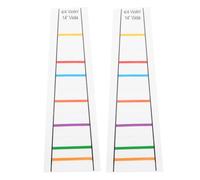 SHOWERORO 2pcs Invisible Violin Handle Stickers Position Guide Decals for Learning Scales Finger Placement